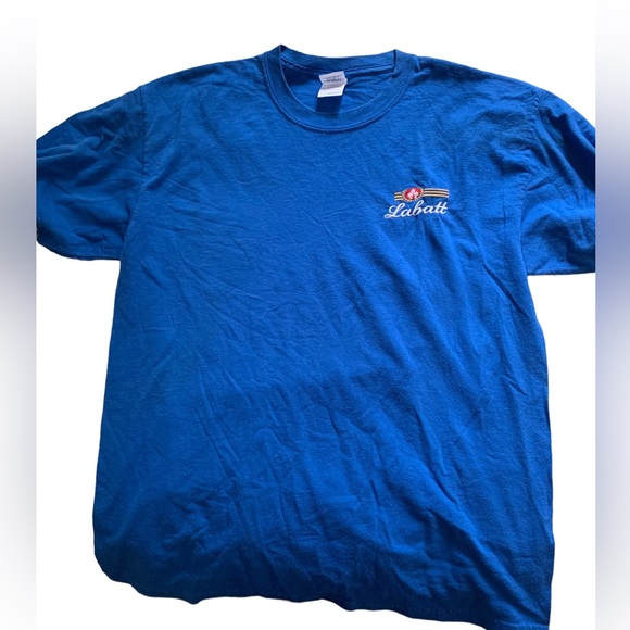 Embroidered Labatt Beer Tee - Picture 1 of 3
